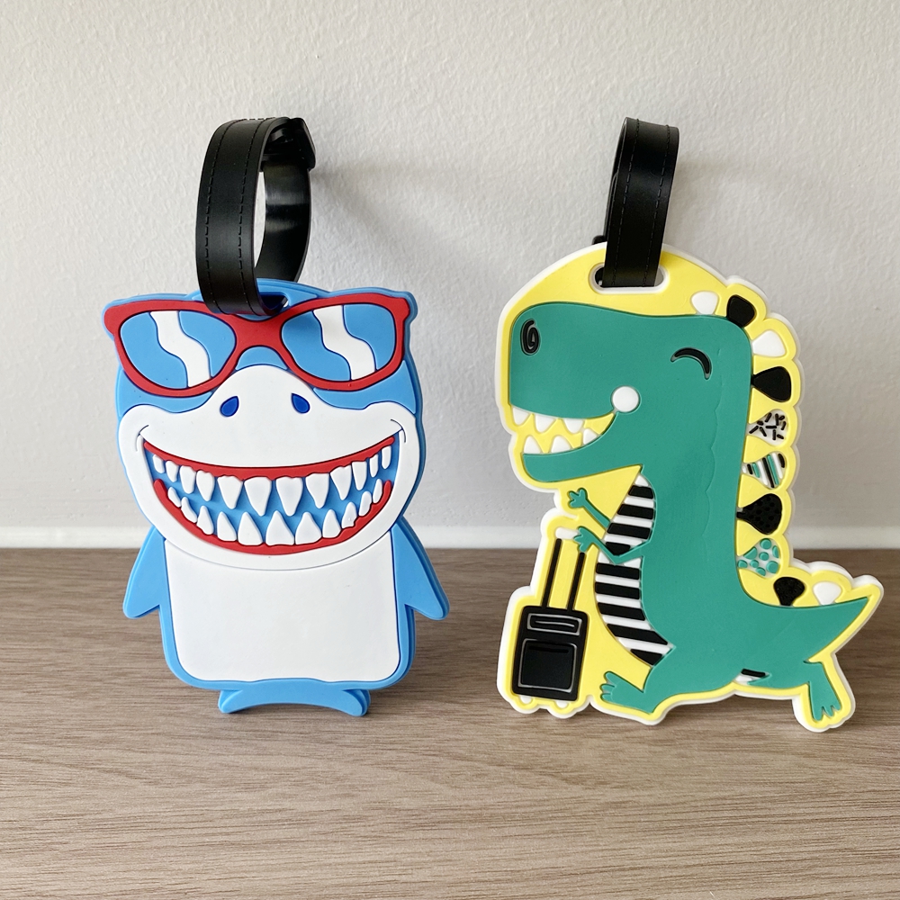 Travel Accessories B&M - 1pc/2pcs Travel Cute Dinosaur Luggage Tag