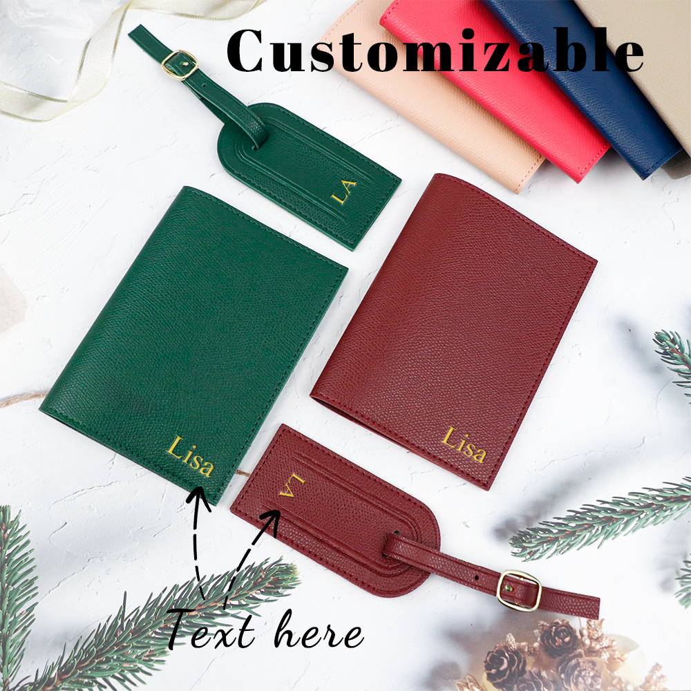 Travel Accessories International - Customized letter pu leather anti-loss luggage