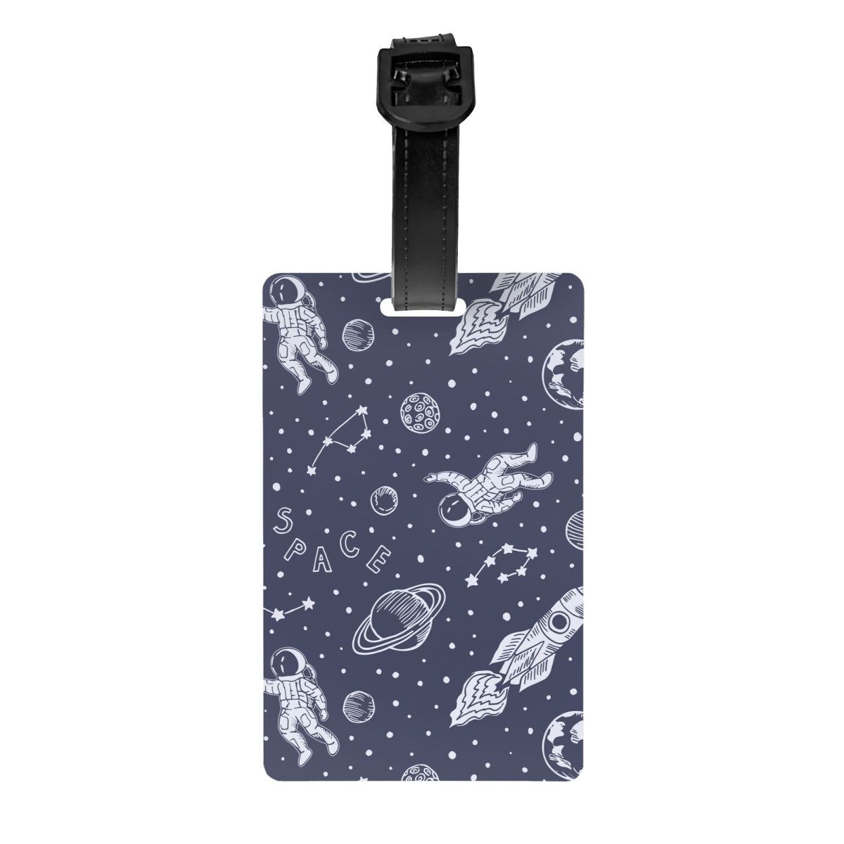 Travel Accessories Personalised - Custom Space And Astronaut Luggage Tag