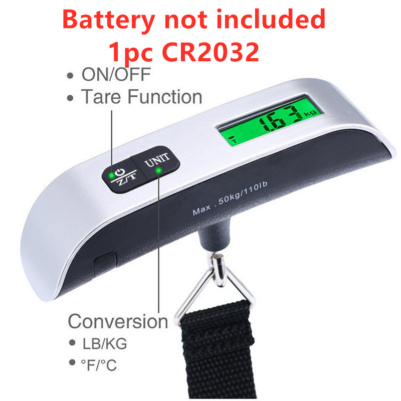 Luggage Scale Hanging - Portable Scale Digital LCD Display 110lb/50kg
