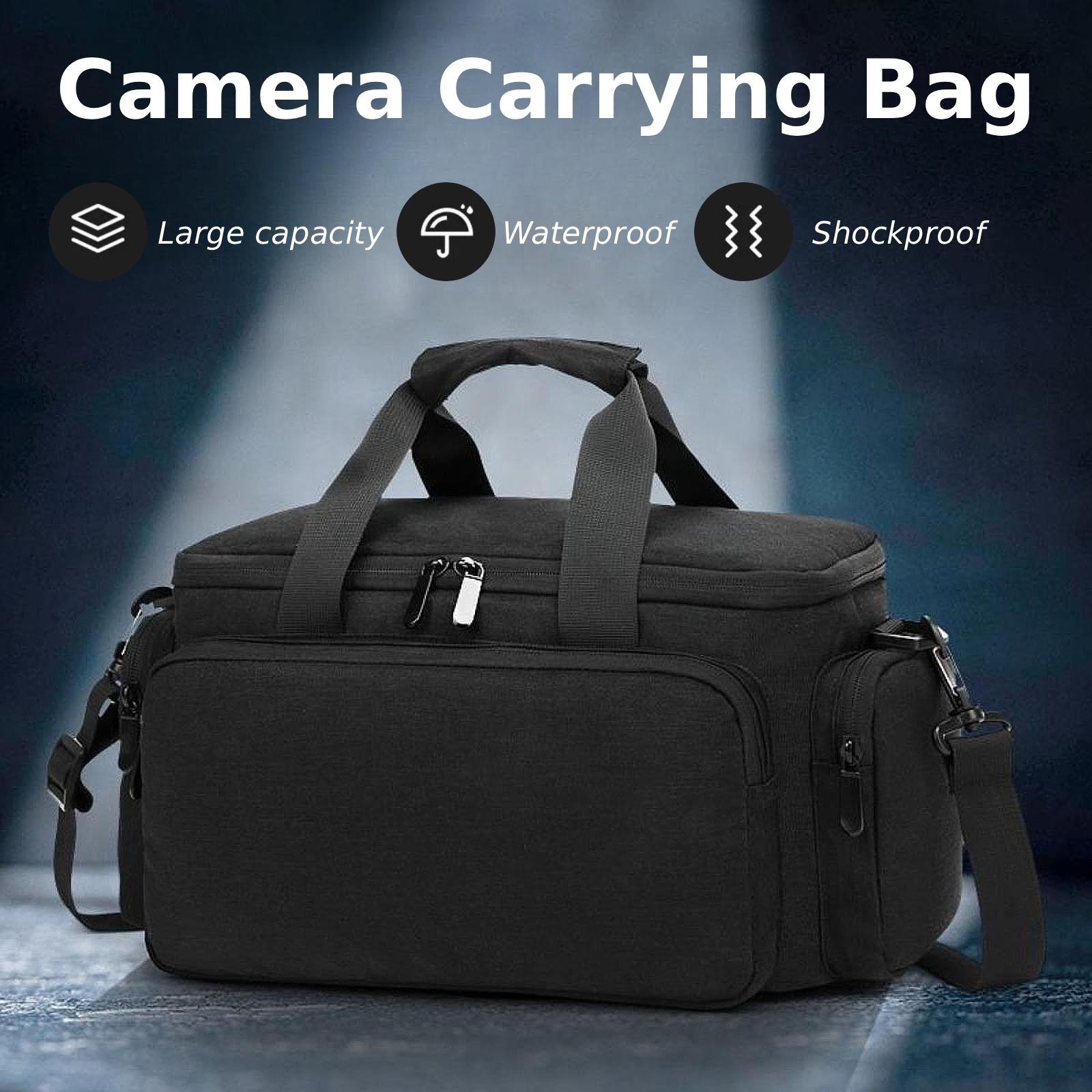 Travel Video Accessories - Portable Camera Storage Bag Large Capacity