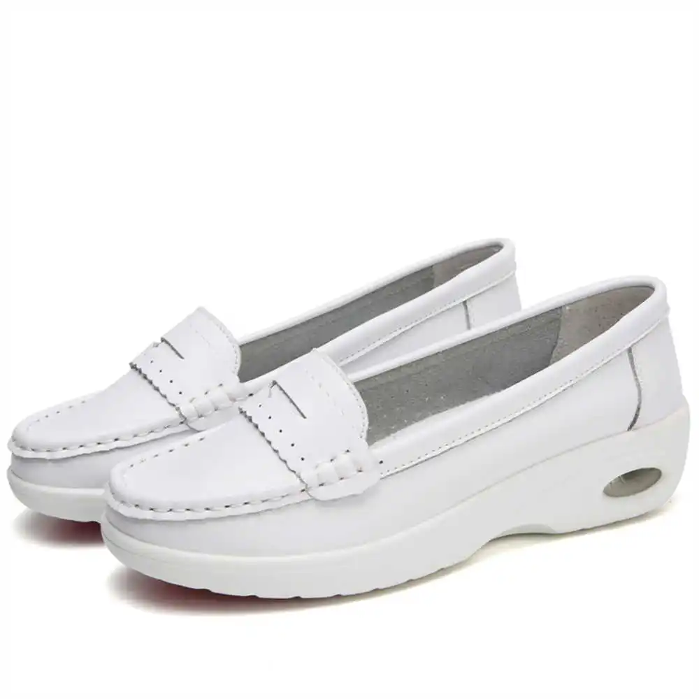 Thick Sole Slipon White Traine - Travel Accessories Wholesale Suppliers ulasan dan harga