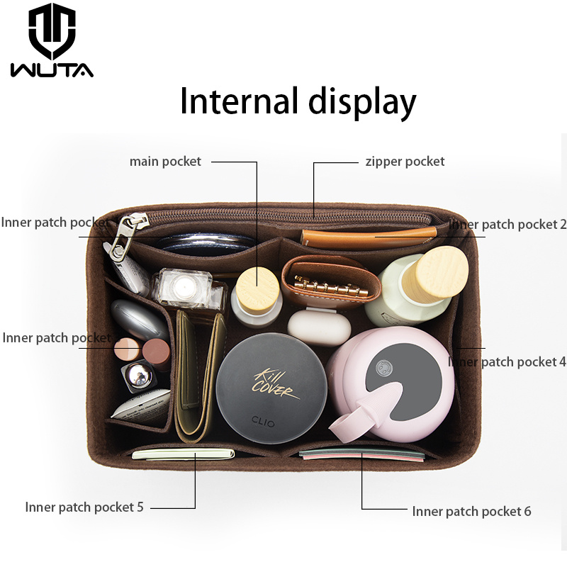 WUTA Felt Insert Bag Organizer - Travel Accessories Lv ulasan dan harga