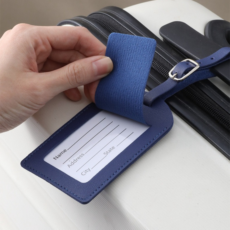Women Men Luggage Tags PU Leat - Travel Accessories International ulasan dan harga