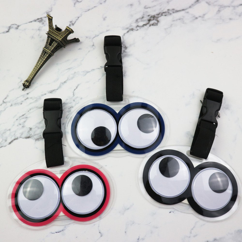 Cute Eyes Luggage Tags Funny S - Travel Accessories International ulasan dan harga