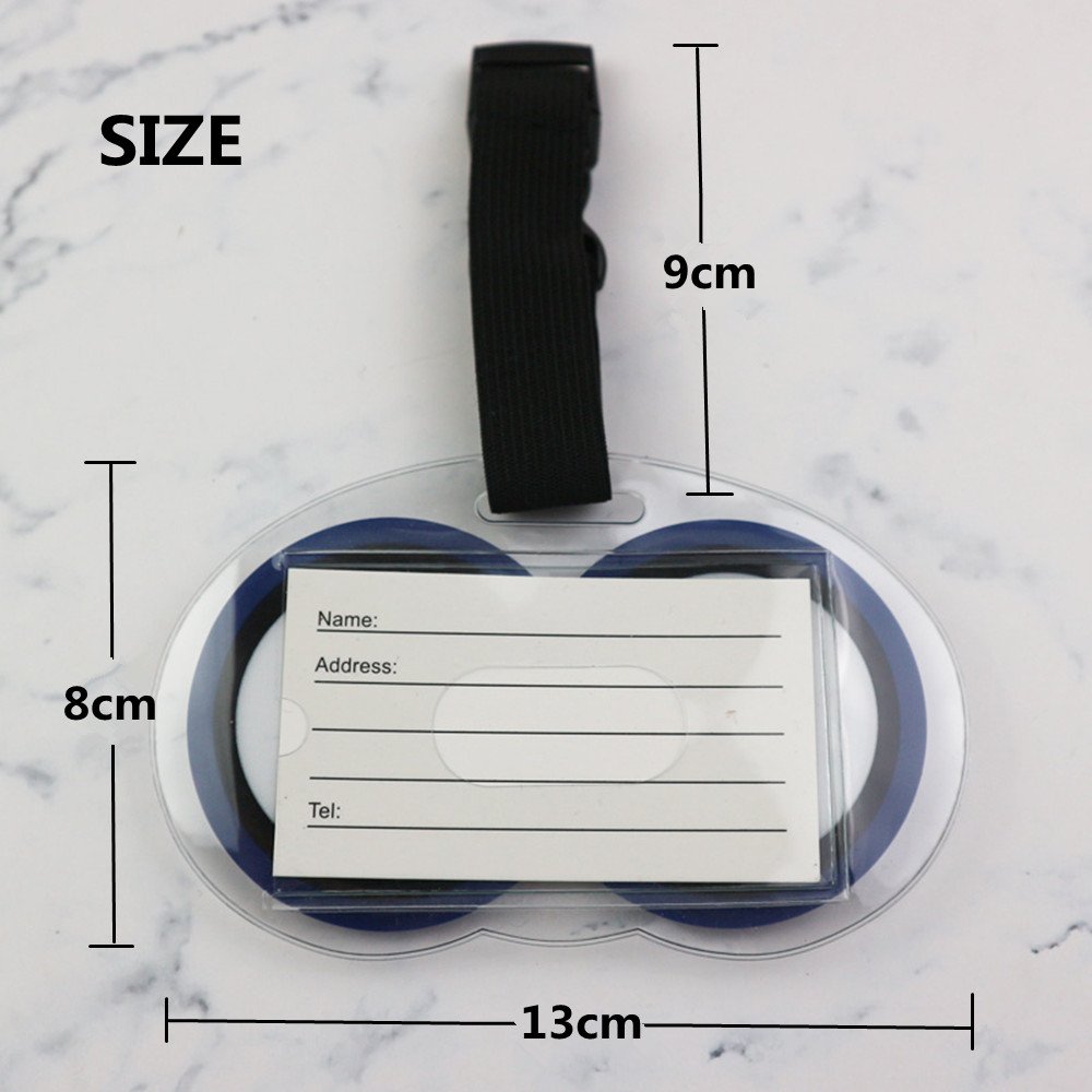 Cute Eyes Luggage Tags Funny S - Travel Accessories International ulasan dan harga