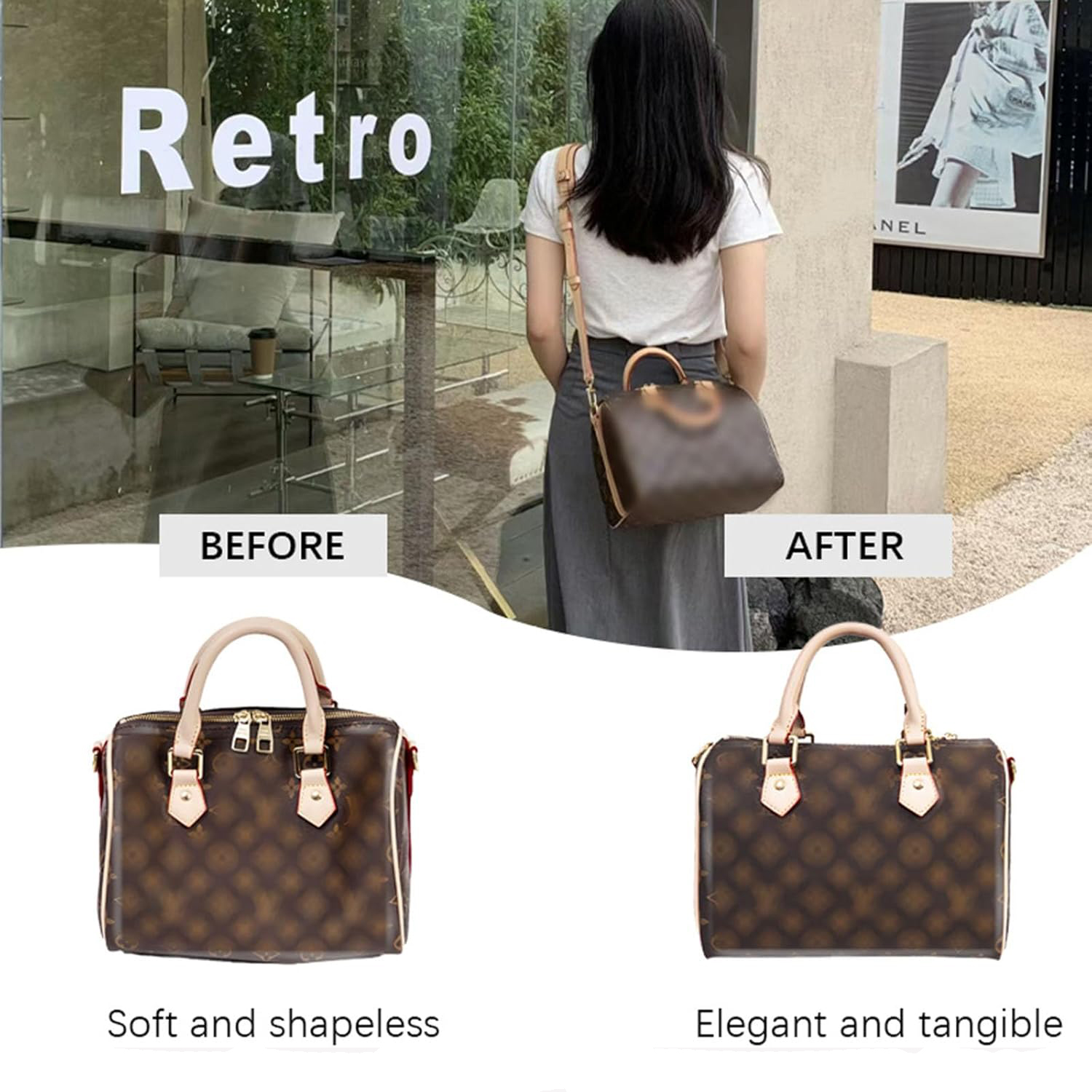 Felt Insert Bag Organizer for  - Travel Accessories Lv ulasan dan harga