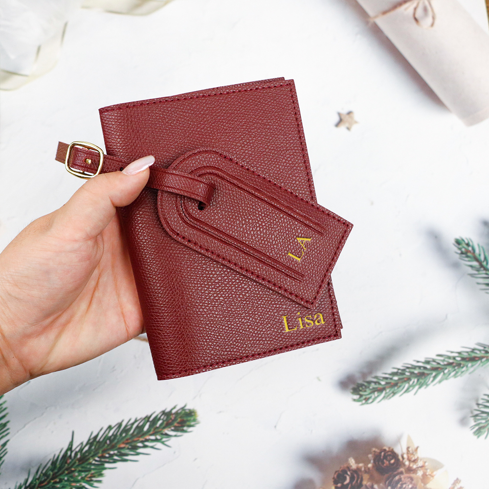 Customized letter pu leather a - Travel Accessories International ulasan dan harga