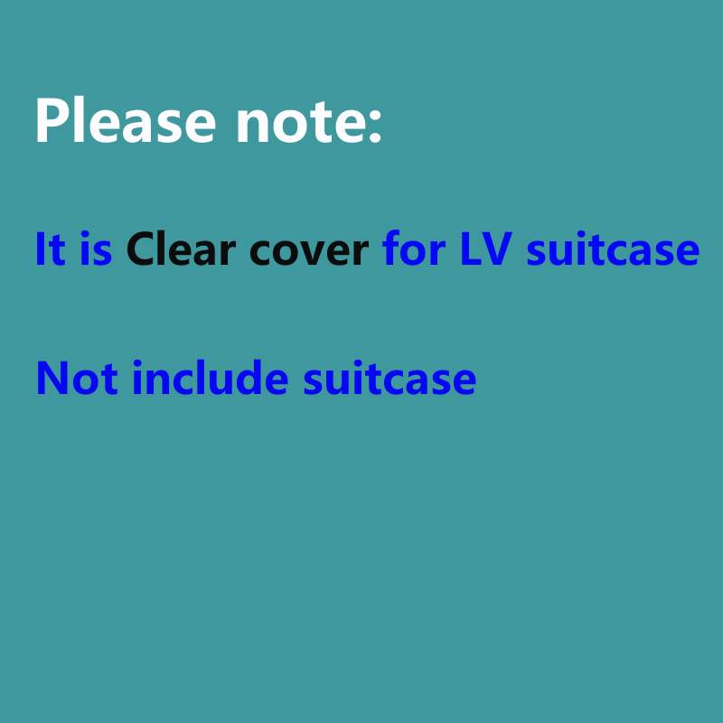 Transparent Cover for LV Suitc - Travel Accessories Lv ulasan dan harga