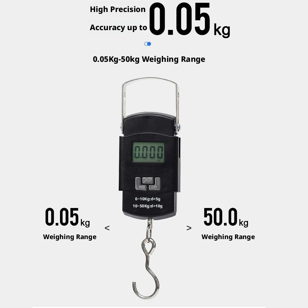 50kg/10g Portable LCD Electron - Luggage Scale Hanging ulasan dan harga