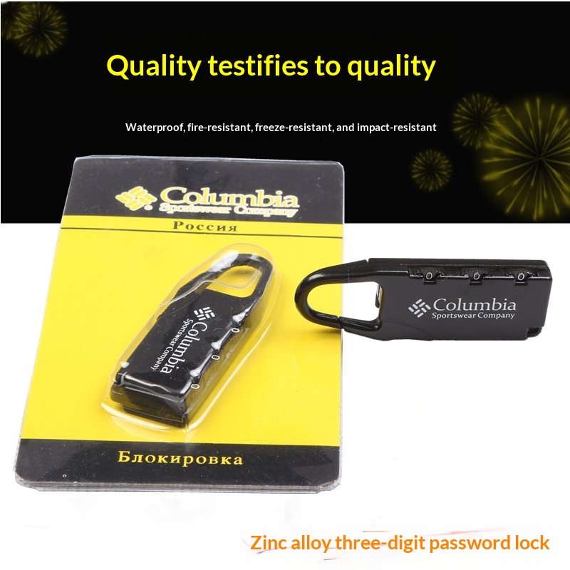 1pcs Zinc Alloy Password Lock  - Travel Video Accessories ulasan dan harga