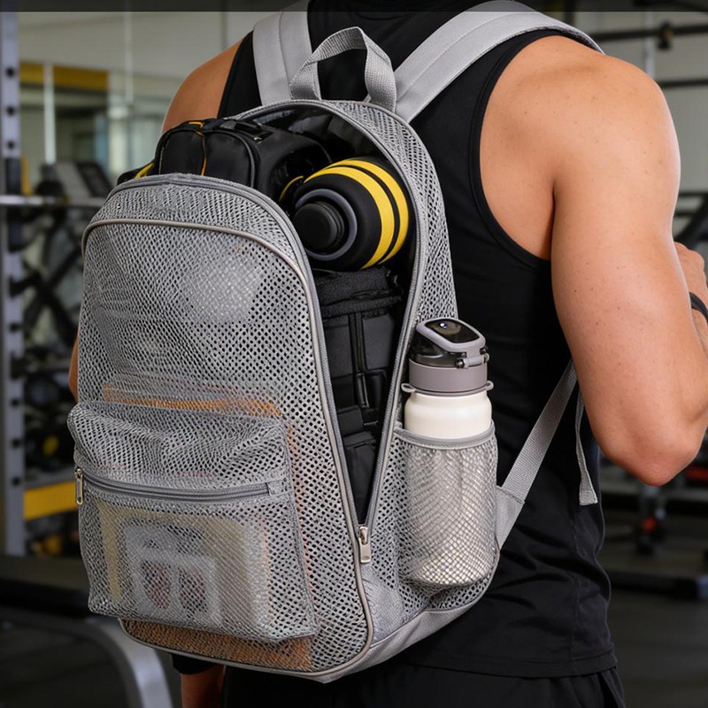 Breathable Mesh Backpack Light - Travel Packing Accessories ulasan dan harga
