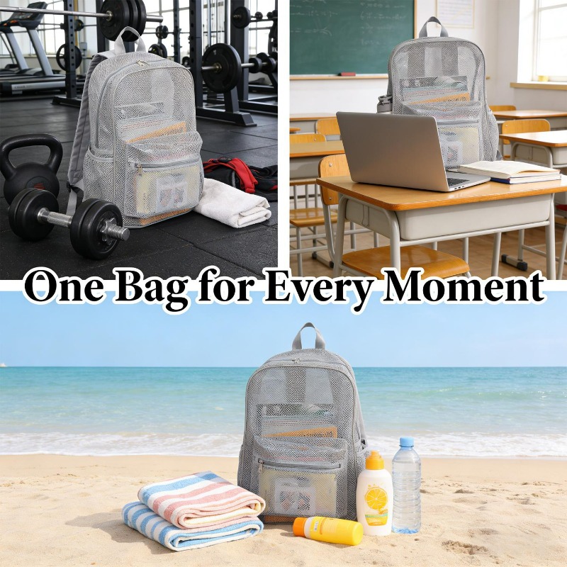Breathable Mesh Backpack Light - Travel Packing Accessories ulasan dan harga