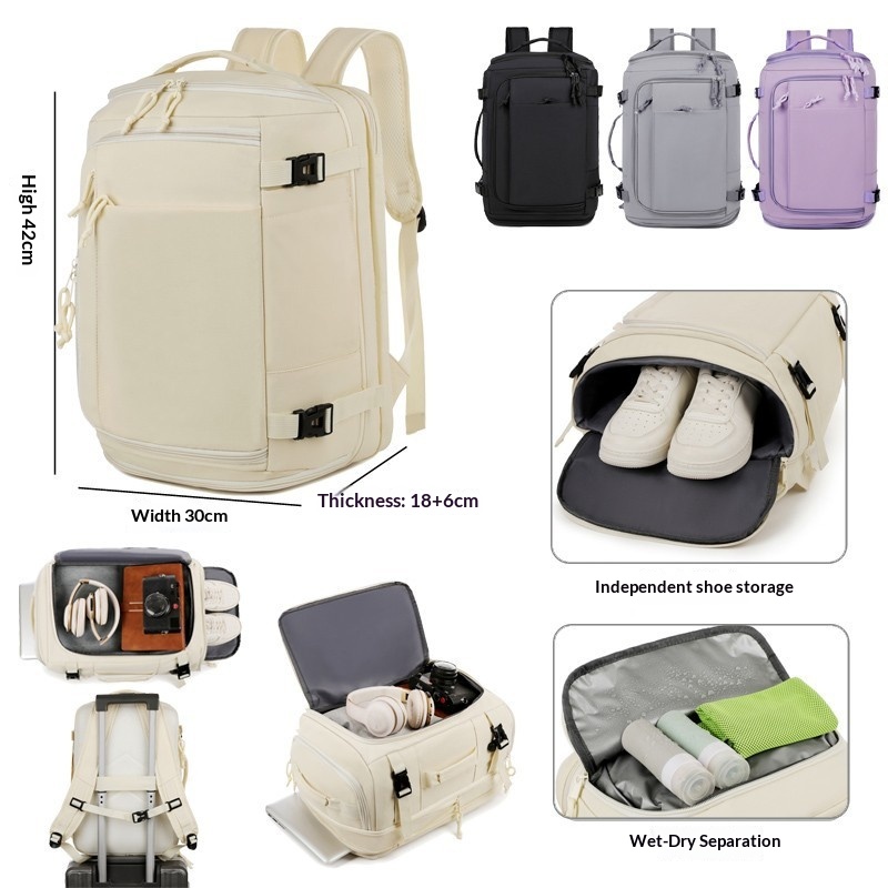 Travel Backpack Large Capacity - Travel Accessories B&M ulasan dan harga