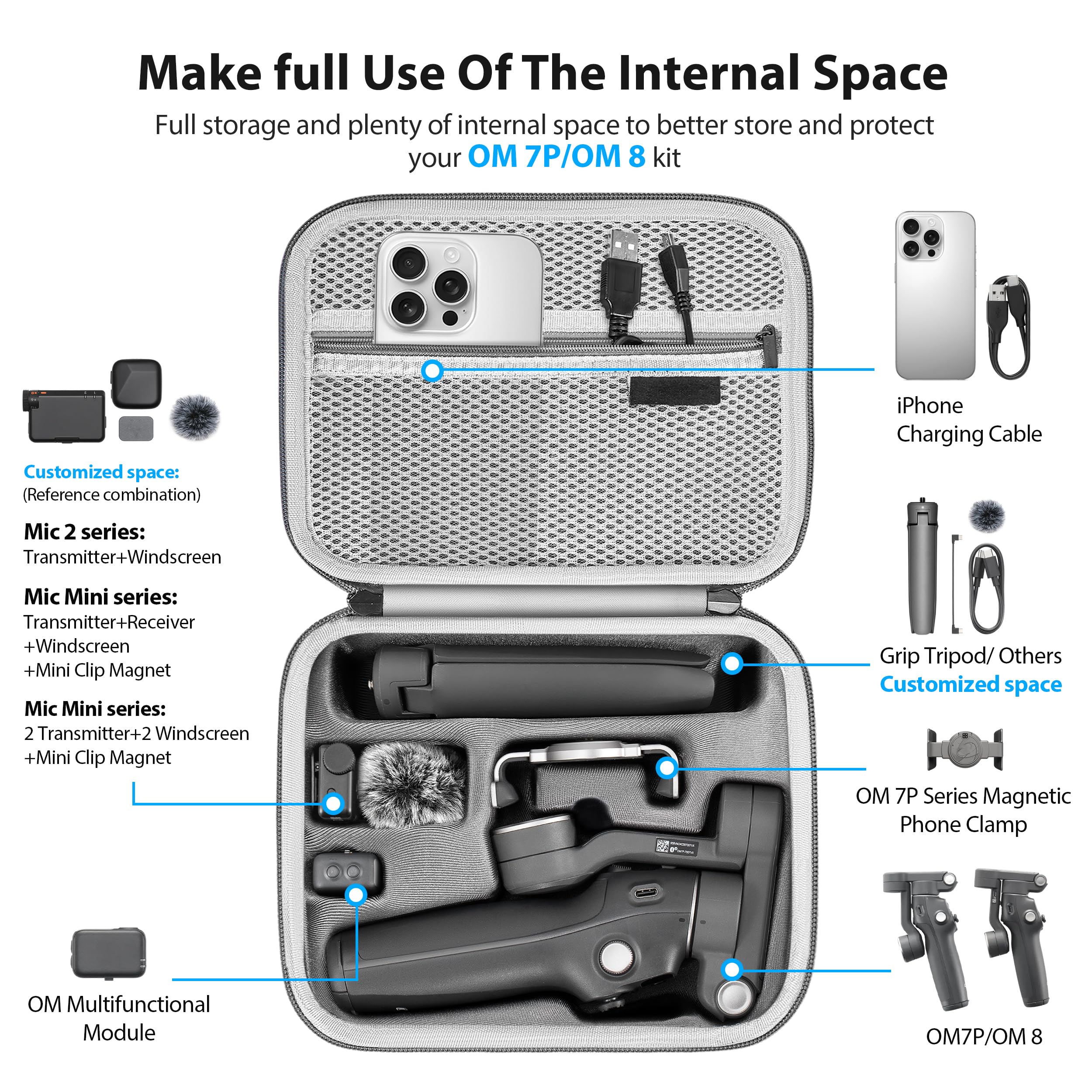 Storage Bag for DJI Osmo Mobil - Travel Accessories Case ulasan dan harga