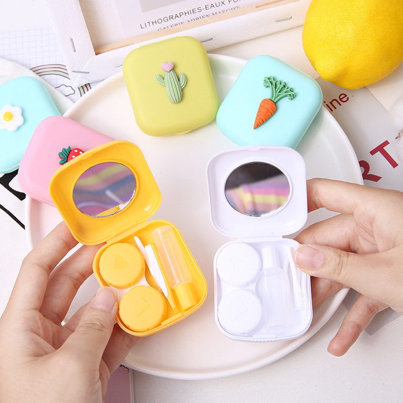 Mini Contact Lens Case Solid C - Travel Video Accessories ulasan dan harga