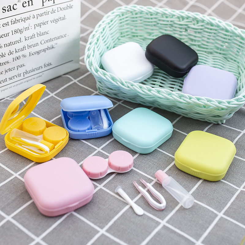 Mini Contact Lens Case Solid C - Travel Video Accessories ulasan dan harga