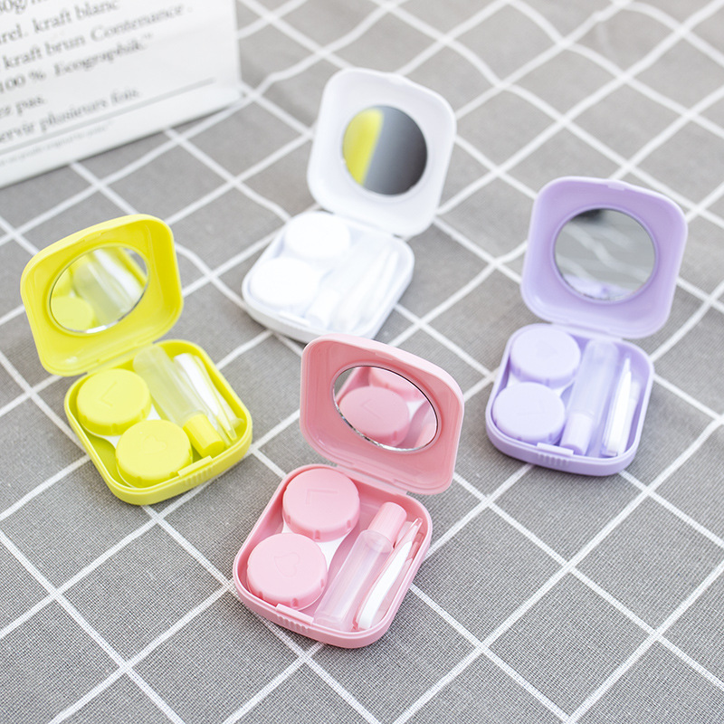 Mini Contact Lens Case Solid C - Travel Video Accessories ulasan dan harga