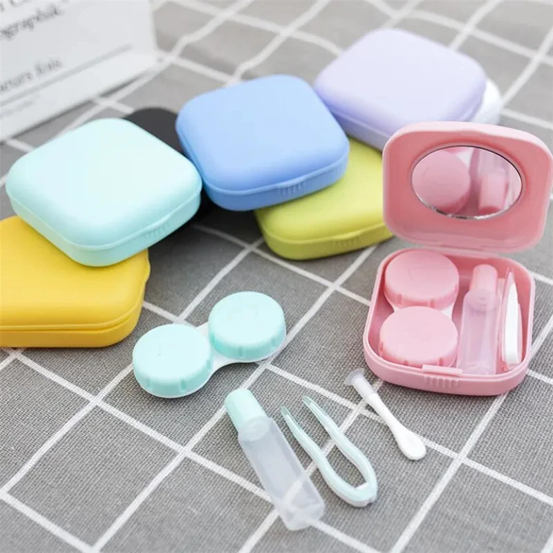 1pcs Mini Square Contact Lens  - Travel Video Accessories ulasan dan harga