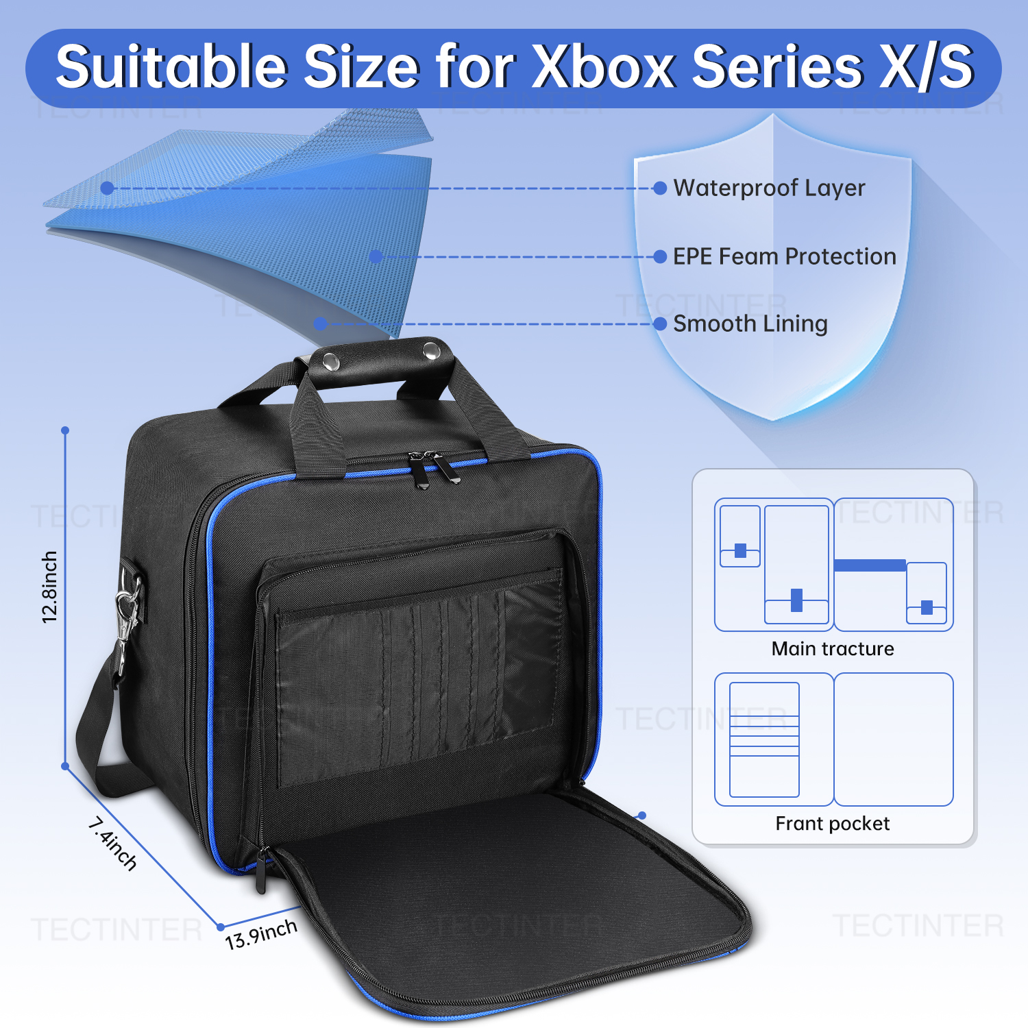 Carrying Case Storage Bag For  - Travel Bag Xbox Series S ulasan dan harga