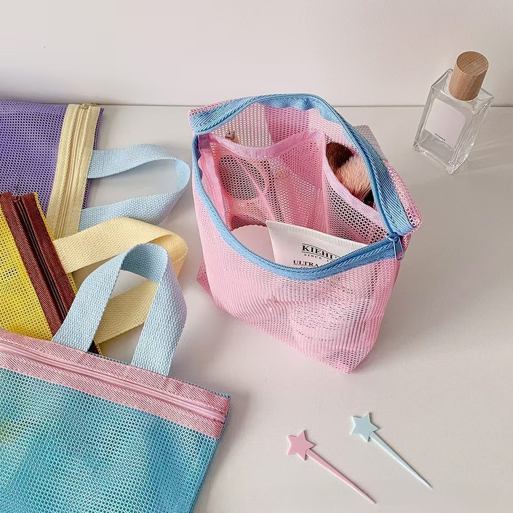 Macaron Color Makeup Organizer - Travel Packing Accessories ulasan dan harga