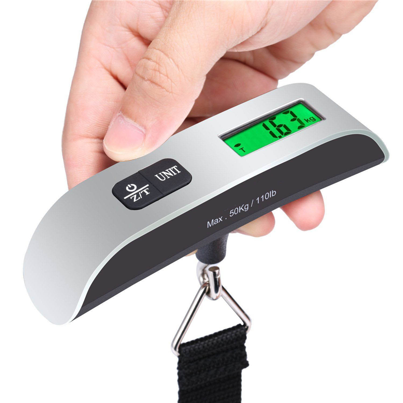 Portable Scale Digital LCD Dis - Luggage Scale Hanging ulasan dan harga