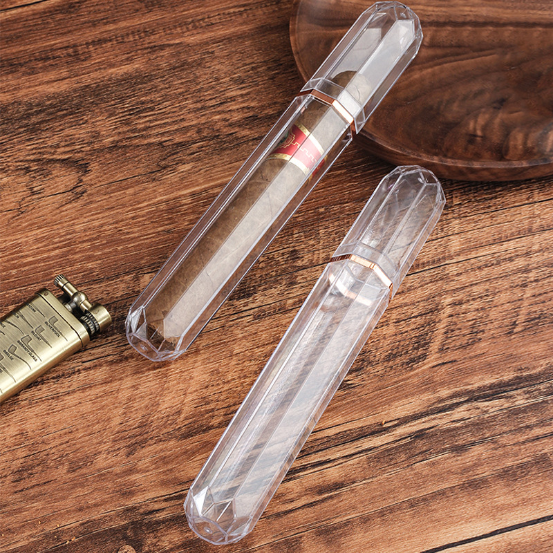 Acrylic Travel Cigar Tube Fash - Travel Accessories Case ulasan dan harga