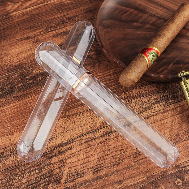Acrylic Travel Cigar Tube Fash - Travel Accessories Case ulasan dan harga