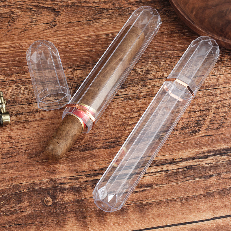 Acrylic Travel Cigar Tube Fash - Travel Accessories Case ulasan dan harga