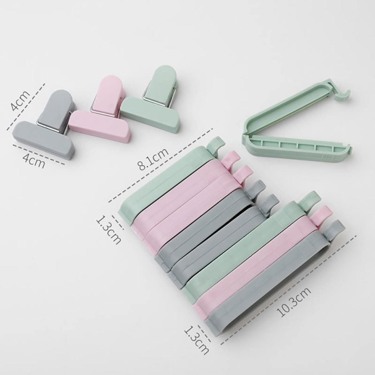 12pcs Plastic Bag Clips Sealin - Travel Kitchen Accessories ulasan dan harga