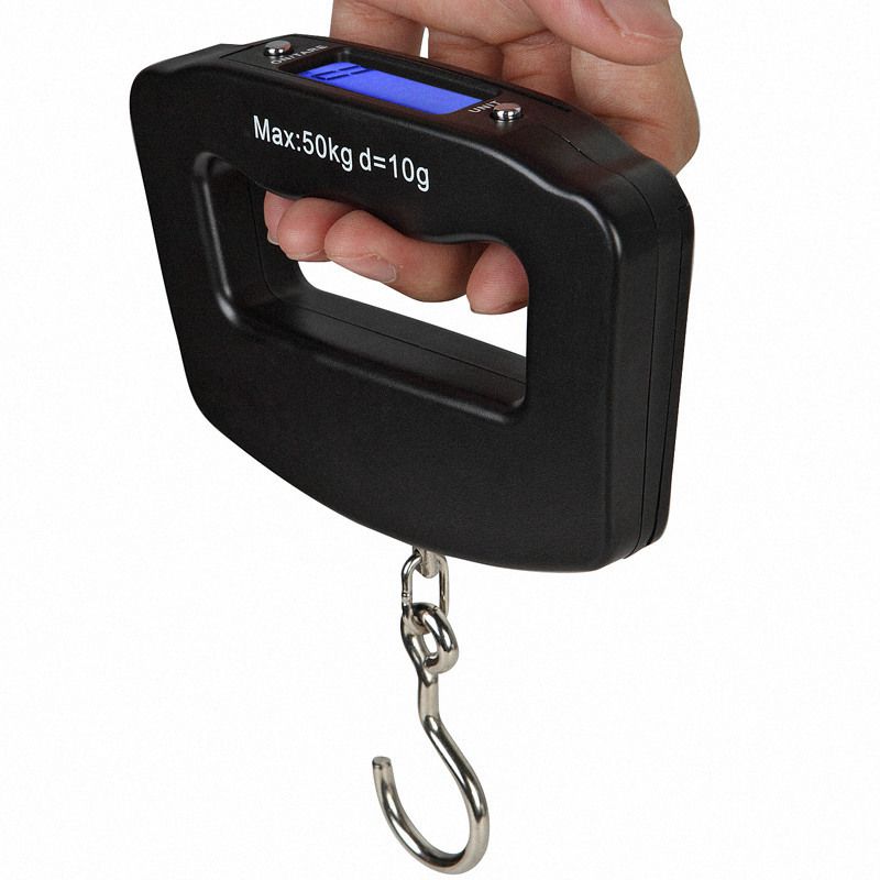 50kg Digital Fishing Scale Han - Luggage Scale Hanging ulasan dan harga
