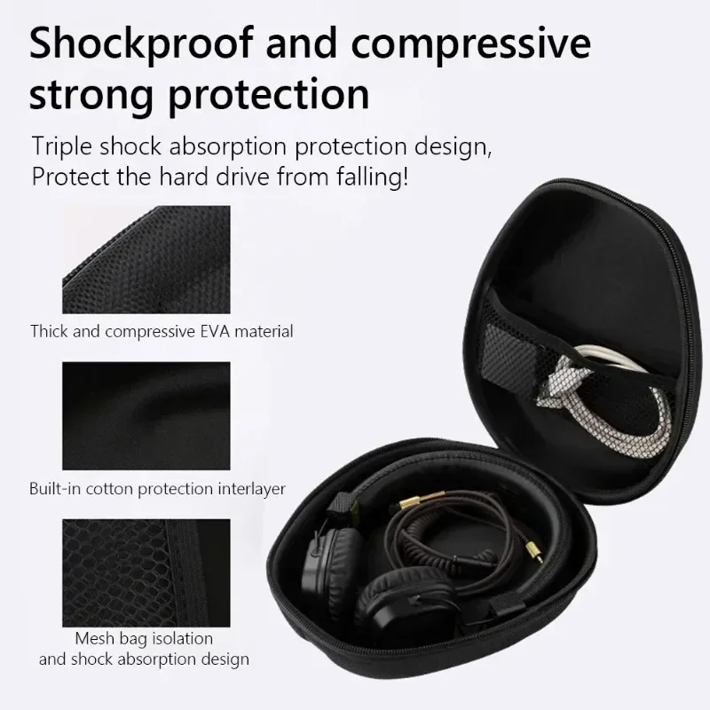 Earphone Case EVA Hard Shell H - Xiaomi Travel Accessories ulasan dan harga