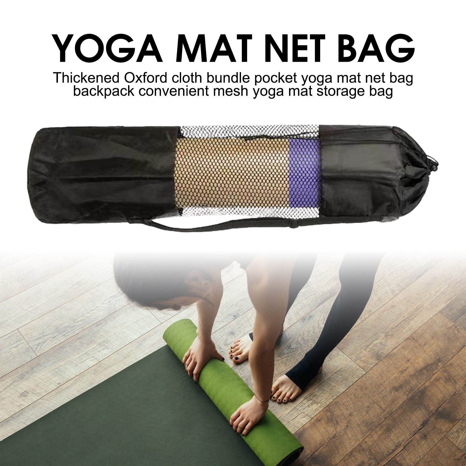 Yoga Mat Bag with Mesh Window  - Travel Packing Accessories ulasan dan harga