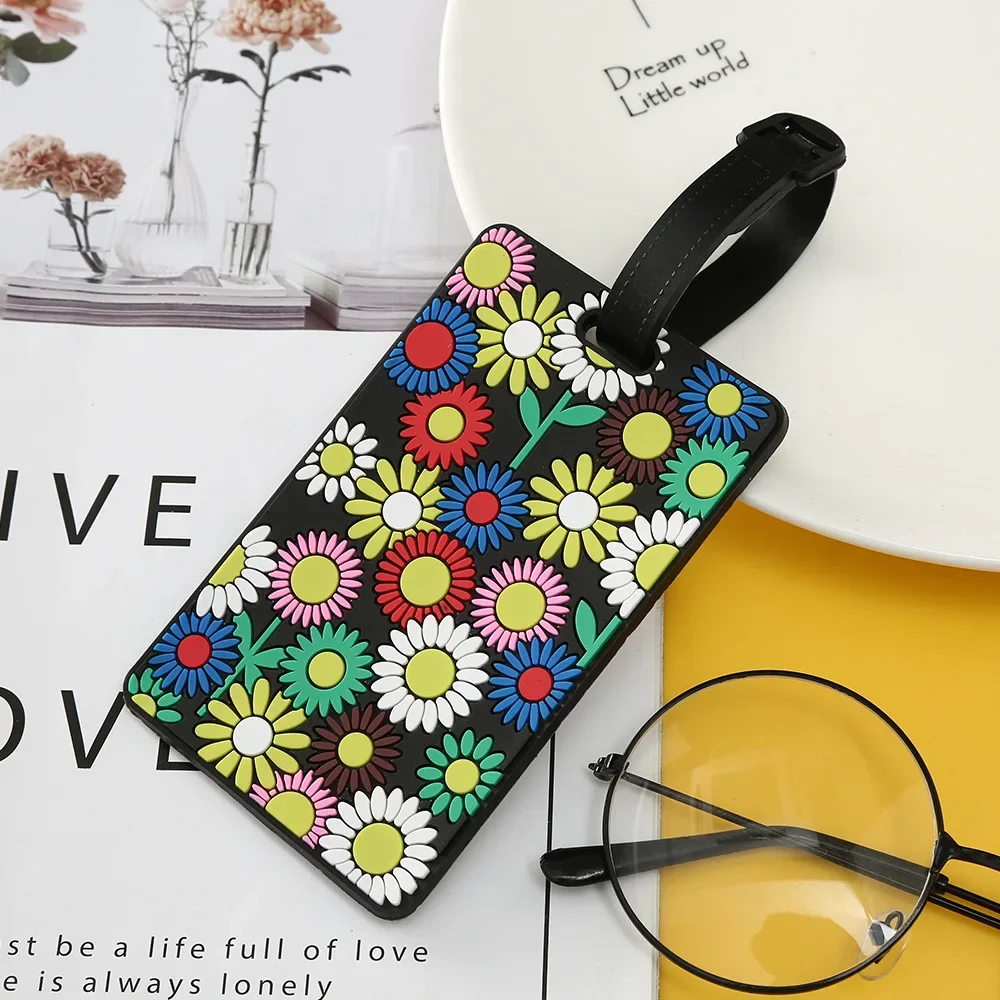 1PCS Geometric Luggage Tags Su - Travel Accessories B&M ulasan dan harga