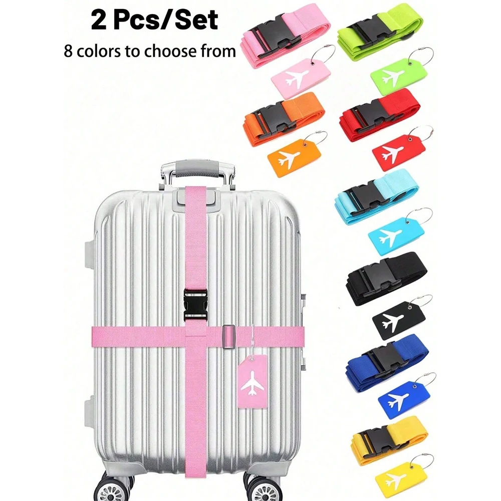 Luggage Strap Set with Luggage - Travel Accessories International ulasan dan harga