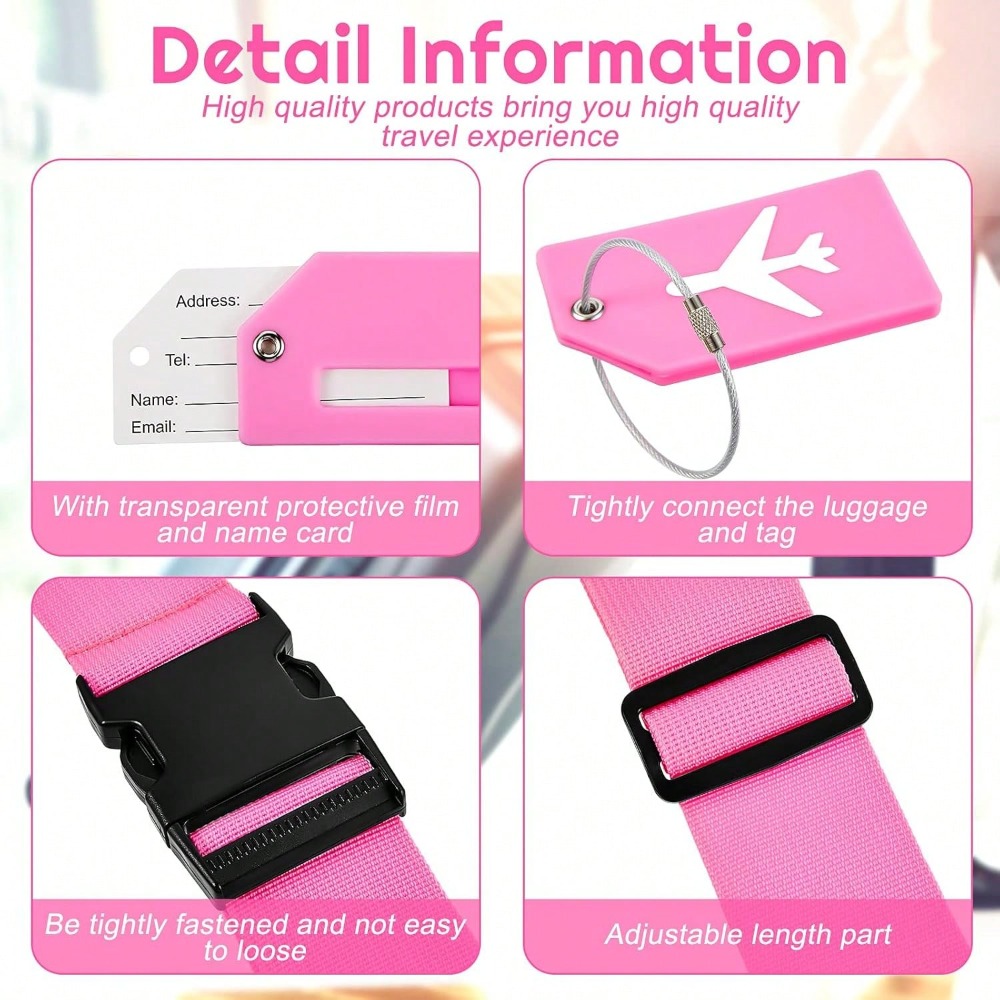 Luggage Strap Set with Luggage - Travel Accessories International ulasan dan harga
