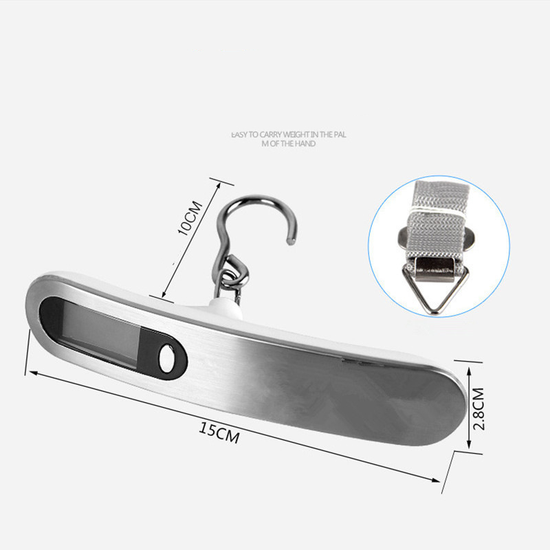 Portable Scale Digital LCD Dis - Luggage Scale Hanging ulasan dan harga