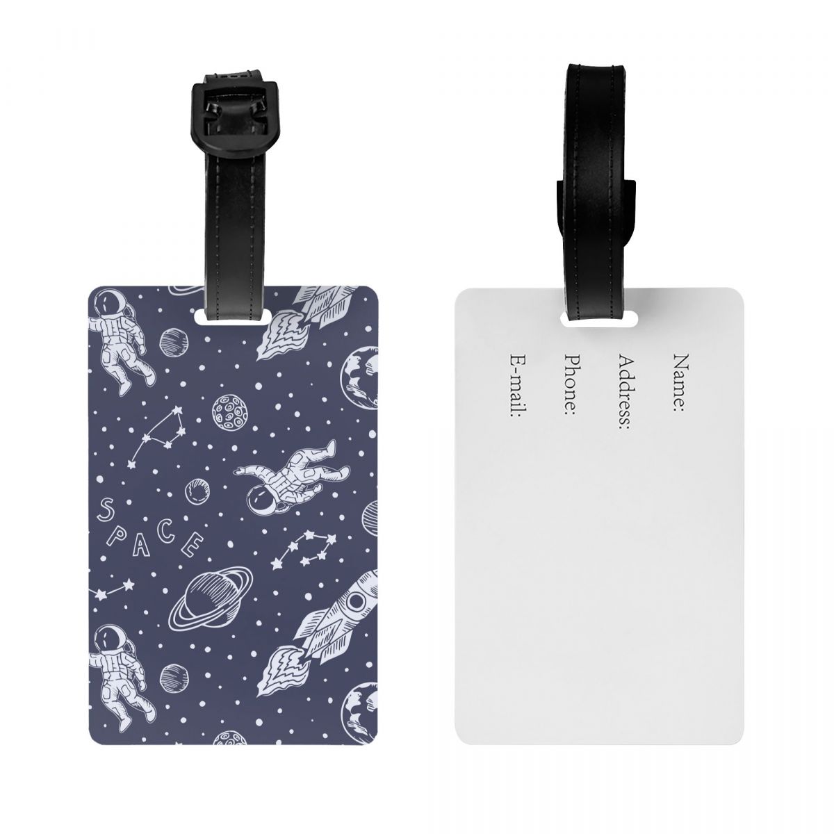 Custom Space And Astronaut Lug - Travel Accessories Personalised ulasan dan harga