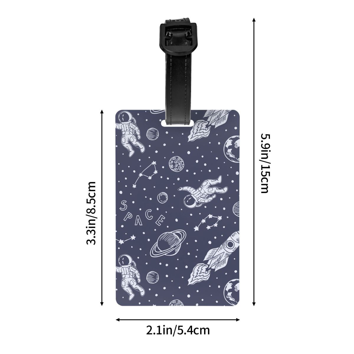 Custom Space And Astronaut Lug - Travel Accessories Personalised ulasan dan harga