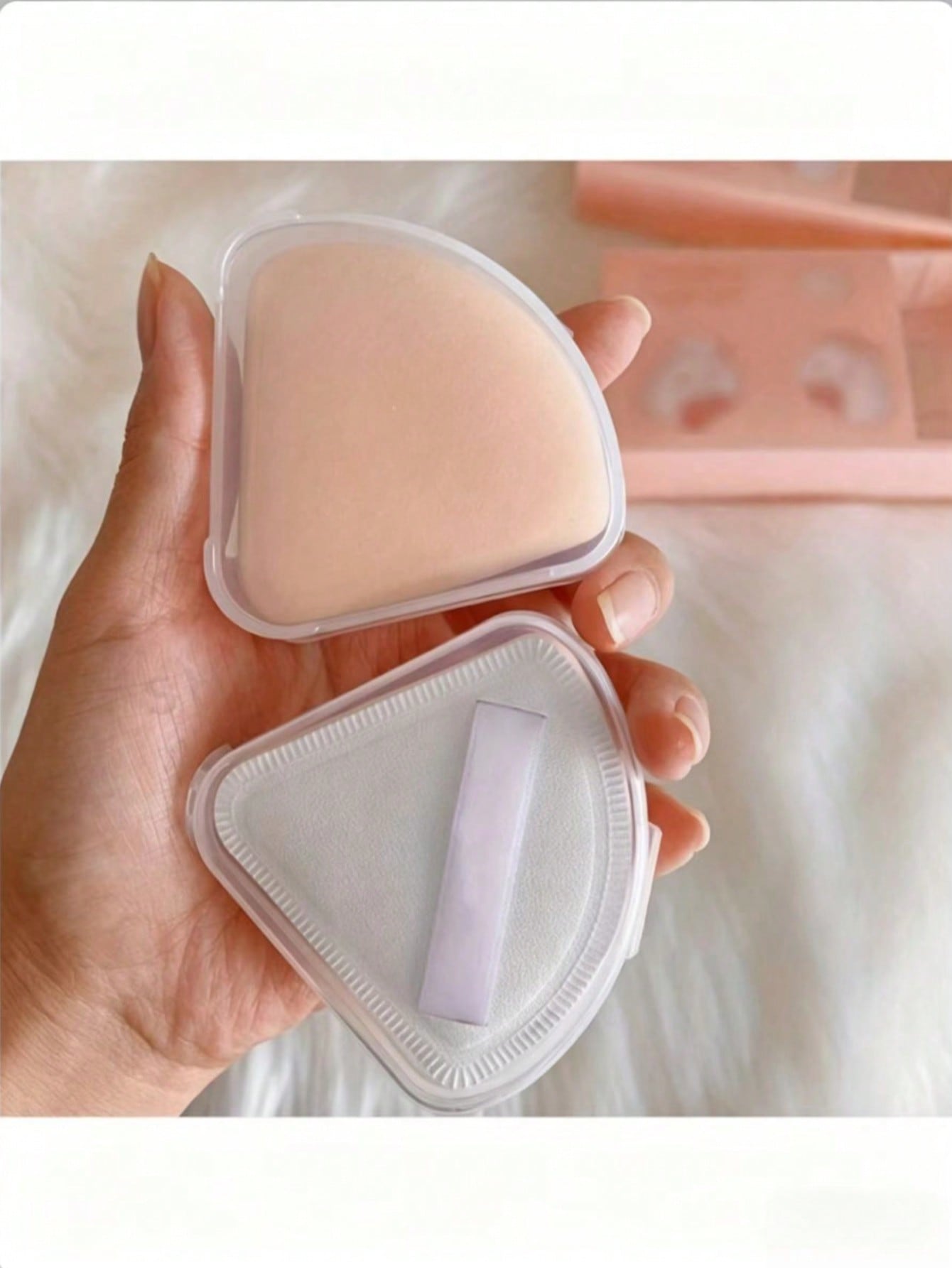 1/2/5pcs Portable Triangle Mak - Travel Accessories Case ulasan dan harga