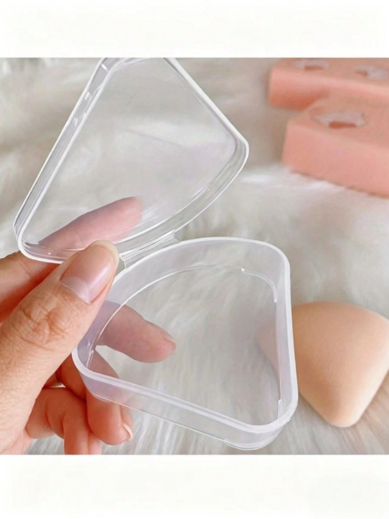 1/2/5pcs Portable Triangle Mak - Travel Accessories Case ulasan dan harga