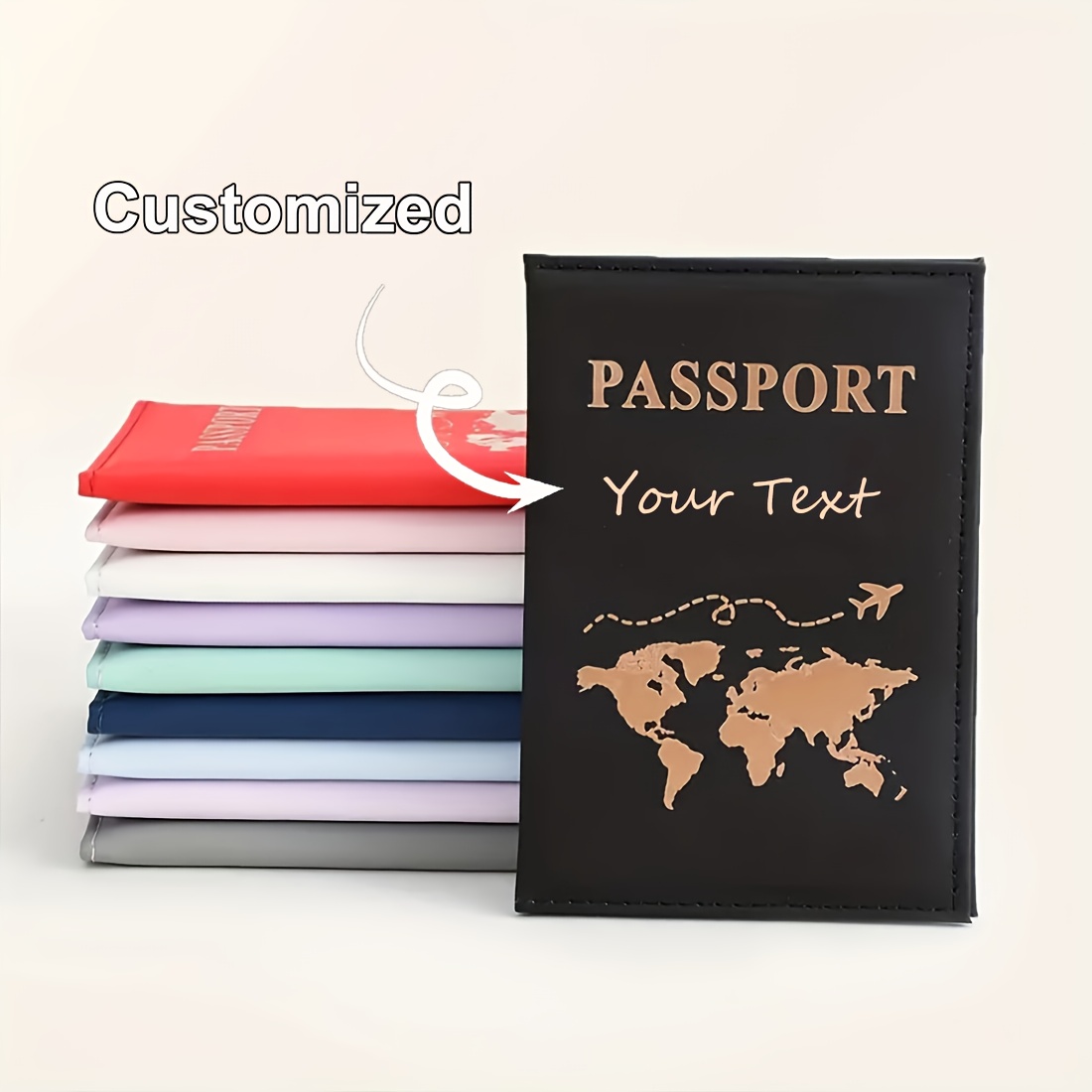 Custom Name World Map Passport - Travel Accessories Personalised ulasan dan harga