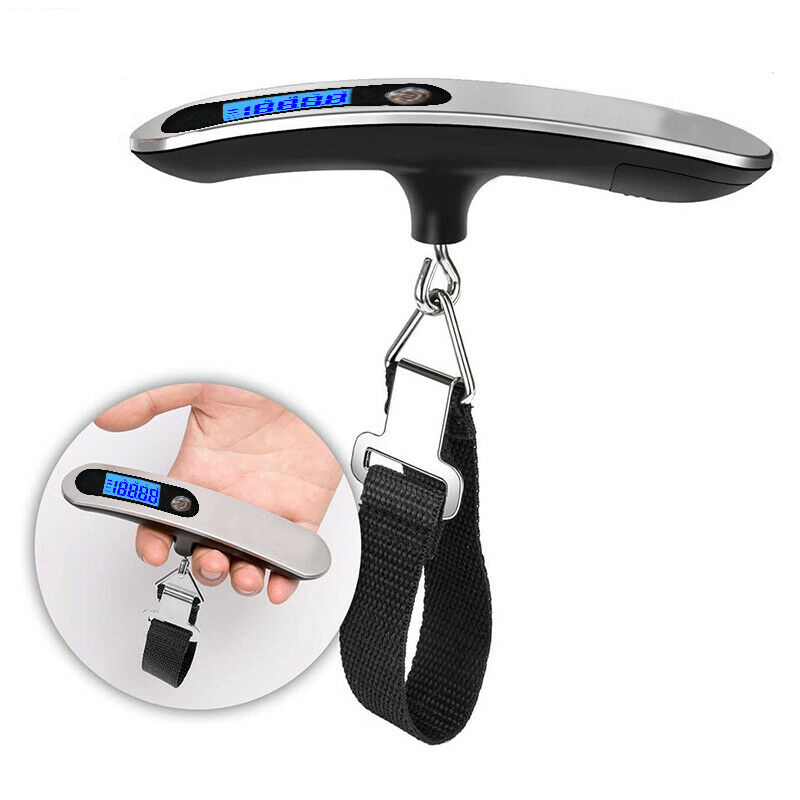 Portable 50kg 10g Digital Scal - Luggage Scale Hanging ulasan dan harga