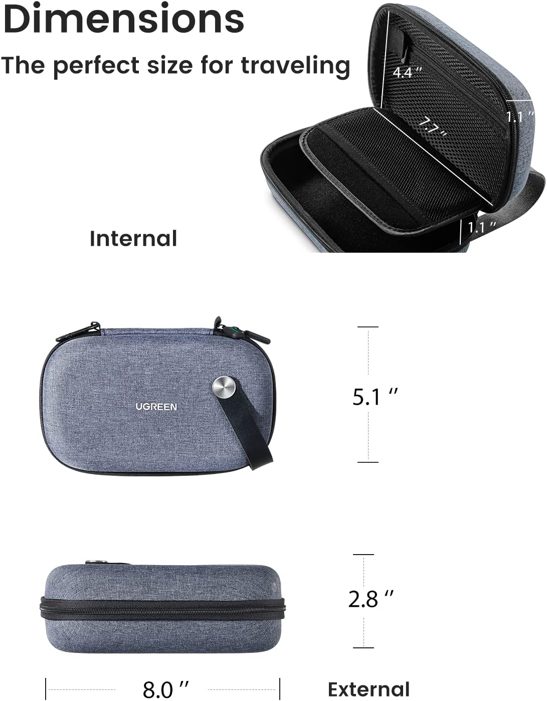 UGREEN Electronics Travel Orga - Travel Accessories Case ulasan dan harga
