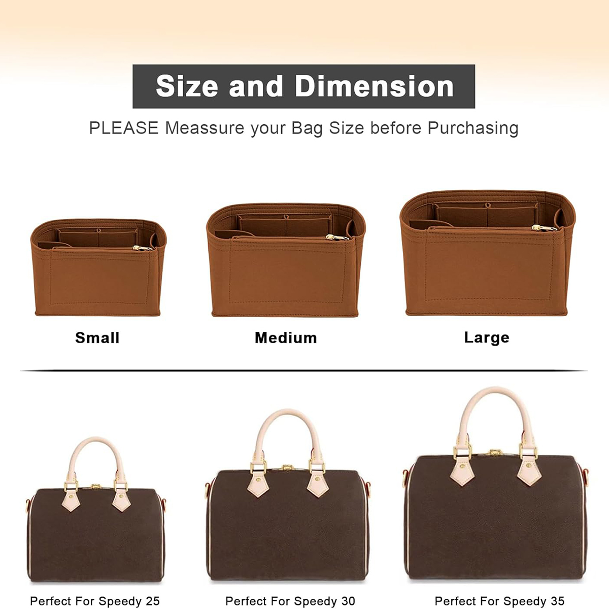 Insert Bag Organizer For LV Sp - Travel Accessories Lv ulasan dan harga