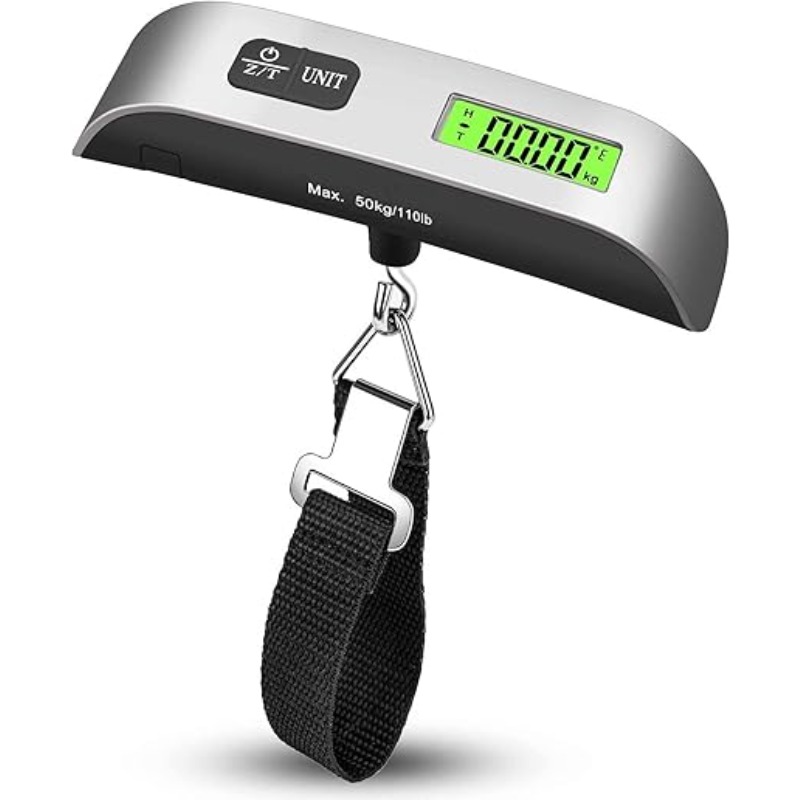 Portable Scale Digital LCD Dis - Luggage Scale Hanging ulasan dan harga