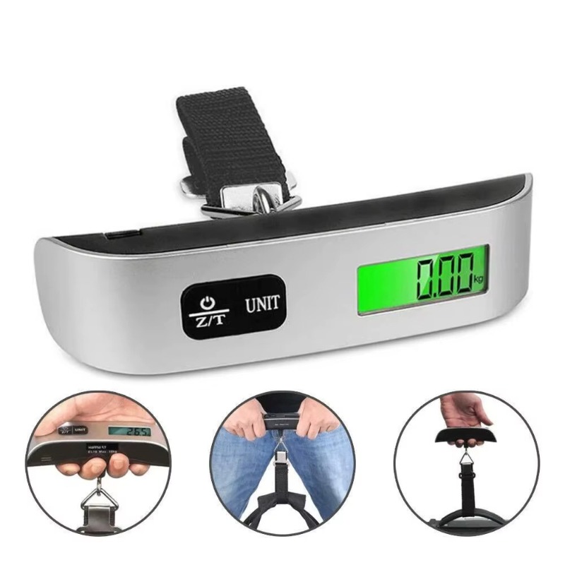 Portable Scale Digital LCD Dis - Luggage Scale Hanging ulasan dan harga