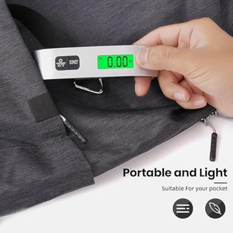 Portable Scale Digital LCD Dis - Luggage Scale Hanging ulasan dan harga