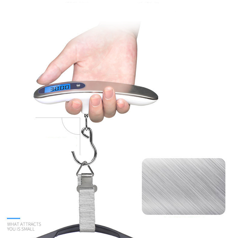 Portable Scale Digital LCD Dis - Luggage Scale Hanging ulasan dan harga