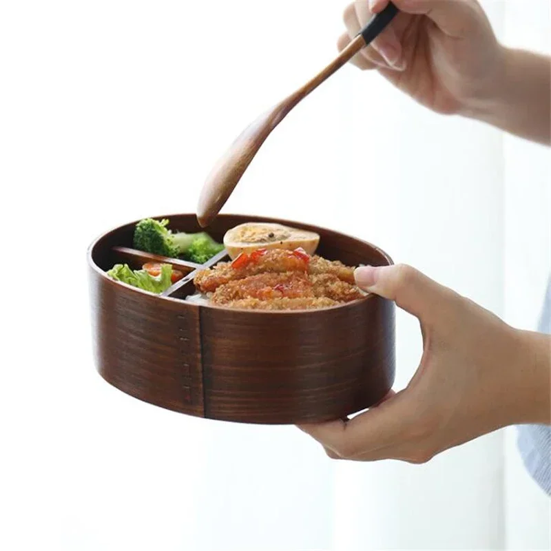 Japanese Style Bento Boxes Woo - Travel Kitchen Accessories ulasan dan harga
